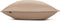 Zohome Kussensloop Satinado - Kussenhoes van 80x80 cm - Set van 2 stuks - 100% Katoen-Satijn - Bruin