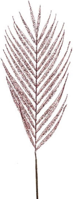 Kunsttak palm glitter pink, 90 cm