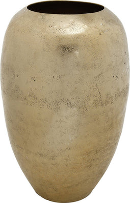 PTMD Bloempot Xanny - 18x18x28 cm - Aluminium - Goud