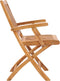 vidaXL - Tuinstoelen - 2 - st - inklapbaar - massief - teakhout