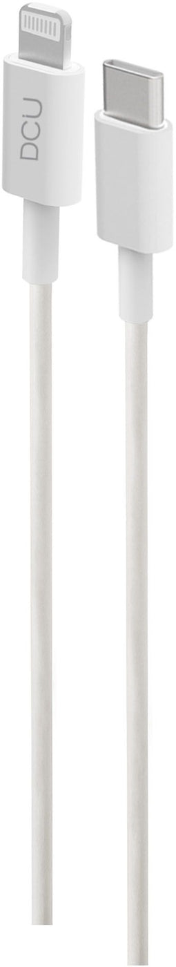 DCU Advance Tecnologic 34101300 - Kabel - Apple Lightning naar USB type-C - Wit