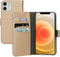 Mobiparts iPhone 12/12 Pro - Wallet Case - Saffiano motief - Koper