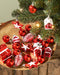 Black Box Trees Joy - Kunstkerstboom met 26 Ornamenten en 30 LED Lampjes - H90 x Ø50 cm - Groen Rood