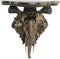 Planken DKD Home Decor Olifant Gouden Hars (36,5 x 16,5 x 36 cm)