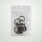 Travelhawk Karabijnhaak Sleutelhanger - Aluminium - Roestbestendig - Zilver (3 stuks)
