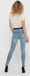 ONLY ONLMILA HW SK ANK DNM BJ13502-1 NOOS - Dames Jeans - Maat W28 X L30 - Denim