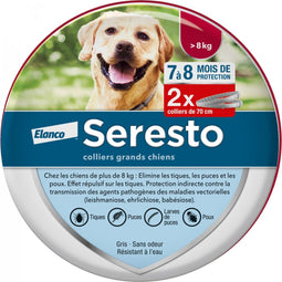 Anti-parasite collar Seresto 70 cm 2 Units