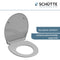 SCHÜTTE 82702 - WC-Bril - Duroplast - Soft Close - Afklikbaar - Grijs