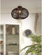 GOOD&MOJO Plafonniere Madeira - Rotan Zwart - Ø48cm - Modern