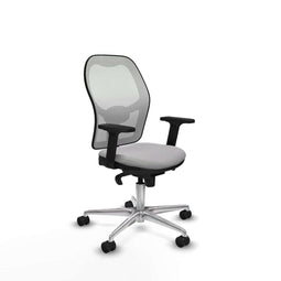 Piqueras y Crespo 2D086N0 - Gaming stoel - Hoogteverstelbaar - Lichtgrijs