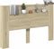 vidaXL - Hoofdbordkast - met - LED - 160x16,5x103,5 - cm - sonoma - eikenkleurig
