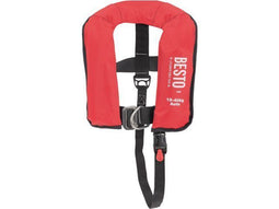 Besto Junior Inflatable 100N - Reddingsvest - Automatisch en handmatig - Rood (15-40 kg)