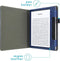 iMoshion Ereader Cover / Hoesje Geschikt voor Amazon Kindle Oasis 3 - iMoshion Vegan Leather Bookcase - Donkerblauw