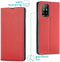 iMoshion Hoesje Geschikt voor Oppo A94 (5G) Hoesje Met Pasjeshouder - iMoshion Slim Folio Bookcase - Rood