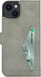 Mobiparts iPhone 13 - Classic Wallet Case - Ruimte voor bankpas - Granite Grey
