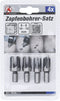 BGS technic - Proppenboor Set - 4 maten 6 mm 8 mm 10 mm 13 mm - 20 mm diepte (4 stuks)