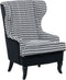 MOLDE - Fauteuil - Zwart - Polyester