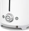 Smeg TSF02WHEU - Broodrooster - 1500W 2 sleuven 6 bruining-niveaus - Wit