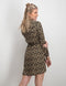 ONLY ONLCORY LS V-NECK TUNIC WVN NOOS - Korte jurk met lange mouwen - All over print - Maat L