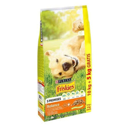 Voer Purina Friskies Balance Chicken with vegetables Kip 15 kg