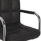 vidaXL - Eetkamerstoelen - draaibaar - 2 - st - kunstleer - zwart