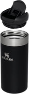 Stanley Aerolight Transit Mug 350 ml - Houdt 4 Uur Warm - 6 Uur Koud - Vaatwasmachinebestendig - Lekvrij - Black Metallic