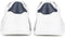 PS Poelman GABA Heren sneakers - Chunky zool 3.5 cm - Wit met blauw (43)