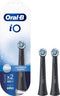 Oral-B iO Ultimate Clean - Opzetborstels - Verwijdert tot 100% tandplak - Zwart (2 stuks)