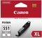 Canon CLI-551XL - Inktcartridge - Hoge Capaciteit - Grijs