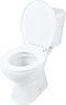 Differnz Toiletpot Duoblok - Staand - Dual flush - Wit