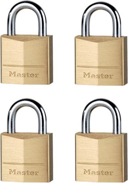 MasterLock 4 Hangsloten - 20mm - Gelijksluitend - Messing