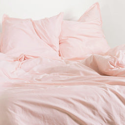Happy Friday Duvet cover set 2 pieces Basic 155x220 cm (Single) Pale rose