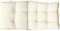 vidaXL - Stoelkussens - 2 - st - lage - rug - oxford - stof - crèmekleurig