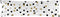 Set van 2 kussenslopen Golden Dots | Blanc