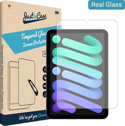 Cazy iPad Mini 6 (2021) - Gehard Glazen Screenprotector - Krasbestendig - Schokabsorberend
