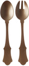 Sabre Bestek Slacouvert Bestekset Kunststof Acryl Old Fashion Caramel Bruin