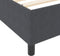 vidaXL - Boxspringbed - Donkergrijs - 80x200 - cm - Corduroystof