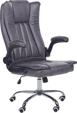 SUBLIME - Bureaustoel - Grijs - Kunstleer
