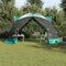 vidaXL - Camping - Muggennet - met - Deuren - Groen - 4-Persoons - Waterdicht