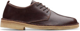 Clarks Desert London - Dames Veterschoenen - Kastanjebruin Leer - Maat 36