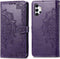 iMoshion Hoesje Geschikt voor Samsung Galaxy A32 (5G) Hoesje Met Pasjeshouder - iMoshion Mandala Bookcase - Paars