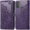 iMoshion Hoesje Geschikt voor Motorola Moto E40 / Moto E30 Hoesje Met Pasjeshouder - iMoshion Mandala Bookcase - Paars