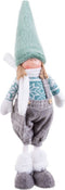 Christmas Kerstversiering Multicolour Turkoois Metaal Polyresin Weefsel Jongen 15 X 9 X 40 Cm