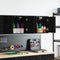 vidaXL - Garagewandkasten - 2 - st - spaanplaat - zwart