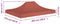 vidaXL - Partytentdak - 410 x 280 cm - UV- en waterbestendig - terracotta