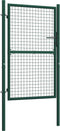 vidaXL - Poort - 100x175 - cm - staal - groen