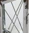 Straatlantaarn DKD Home Decor Kristal Zwart Staal 18 x 18 x 43 cm Modern Verchroomd