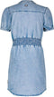 B. Nosy Y302-5864 - Meisjes Jurk - V-vormige ruffles - Chambray (maat 140)