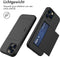 iMoshion Hoesje Geschikt voor iPhone 13 Pro Max Hoesje - Ruimte voor 2 pasjes - iMoshion Backcover met pasjeshouder - Zwart