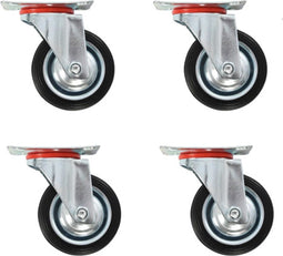 vidaXL - 12 - st - Zwenkwielen - 75 - mm